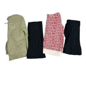 Girls Cat & Jack size 8 Hoodie Flare Pants Bundle of 4 items